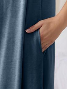 SHEIN Hebammen Krankenhauskleid für Geburt und Entbindung