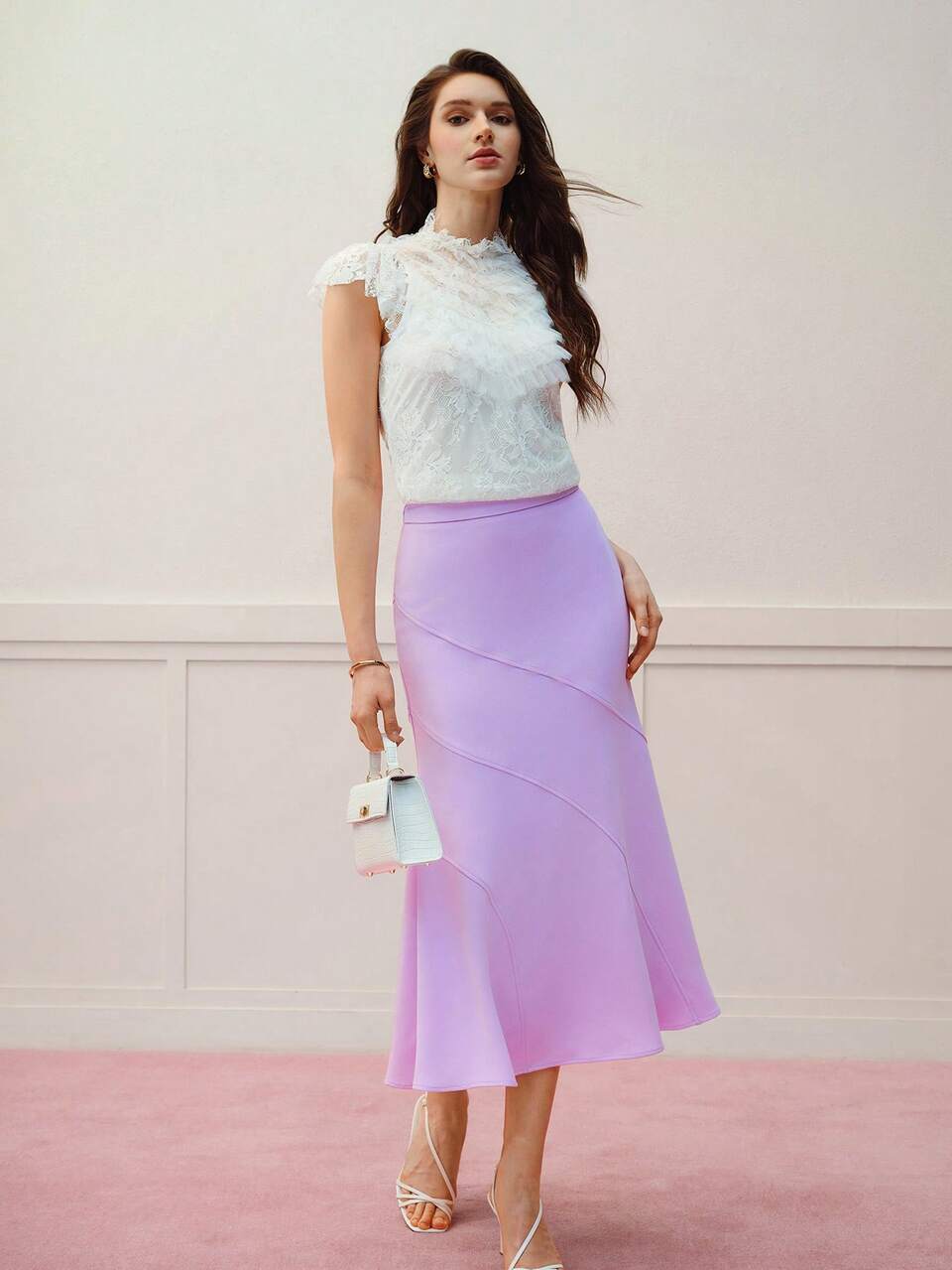 MOTF ELASTIC WAIST MERMAID HEM SKIRT