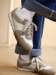 CUCCOO EASI Women's Versatile Casual Colorblock Sneakers Shoes For Women Sneakers Tainers