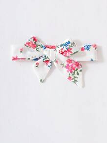 SHEIN Baby Girl Summer Bodysuit With Flounce Hem, Cute And Versatile For Daily Wear - White - View 3