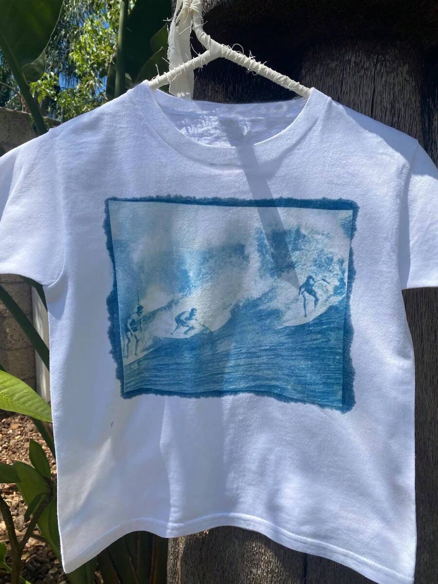 Surfer Sun Print Baby T-Shirt & Women T-Shirt