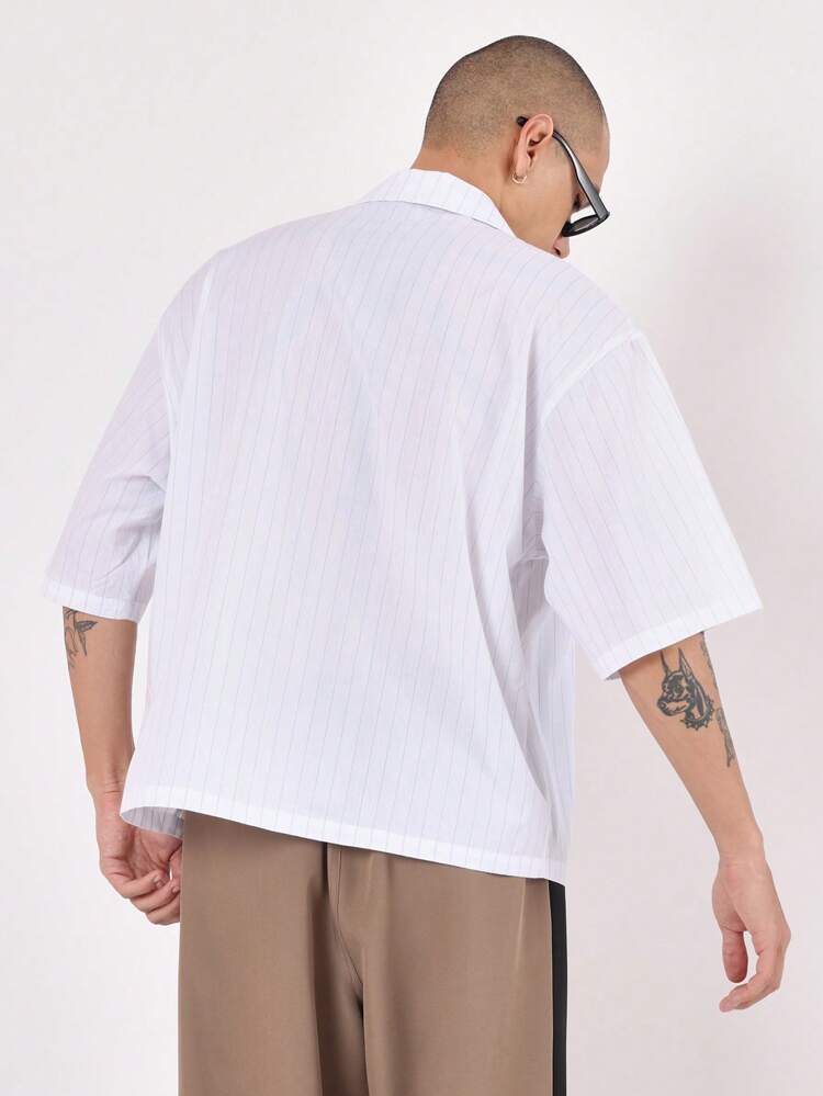 Streetwear Button Down Print Graphic Design Shirt