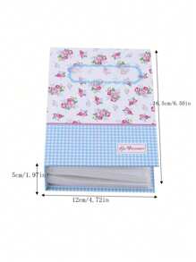 1pc Ditsy Floral Photo Album, 6 Inch 100 Pockets Photo Book, Photo Collection,Back To School,School Supplies - Multicolor - View 2