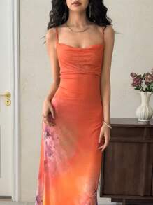 EastFlair Women's Extra Long Sleeveless Dress, Minimalist Fashion Style Suitable For Summer