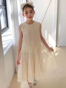 DAZY Tween Girl Formal Dress - Apricot - View 6