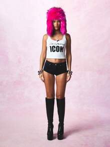 SUMWON WOMEN Denim Booty Shorts Ultra High Rise Hot Pants Mini Length Distressed Festival Club Party Summer Beach Wear Raw Hem Stretchy Fitted