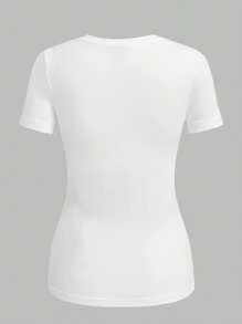Modmama Casual Cartoon "Please Wait Loading" Print Round Neck Short Sleeve Slim Fit Maternity T-Shirt, Suitable For Summer