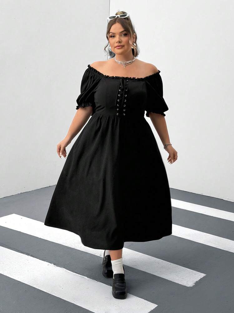 black corset dress shein Maaguie on LTK