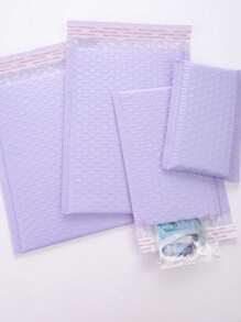 SHEIN 10pcs Light Purple Anti-Shock Packaging Bubble Bag, Various Sizes Back To School