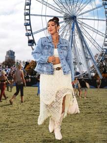 Breezaya Plus Size Denim Jacket, Minimalist & Fashionable, Suitable For Summer