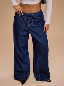 Forever 21 春夏女装浪漫风、舞会风、正式场合风、生日风、90年代风、商务休闲风、优雅风、西部风、外出风、时尚风、休闲风、Y2K风、夜店风、办公室风、鸡尾酒会风、复古风、紧身裤风、锐舞风、趣味风、高贵风、老钱风、街头风、度假风、乡村音乐会风、工作风、端庄风、春假风、单身派对风、演唱会风、酷女孩风、基础款、毕业季风、水洗蓝、低腰、宽松、阔腿、牛仔风、松紧腰抽绳、大码牛仔裤 - 藍色 - 查看 1