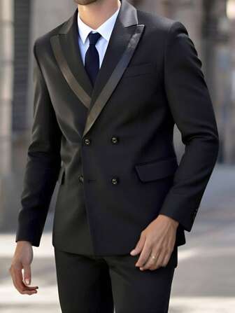 Manfinity AFTRDRK 男士两件套前扣休闲衬衫和长裤套装