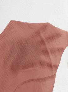 SHEIN Pregnant Women Vivid High Waist Athletic Shorts - Pink - View 5