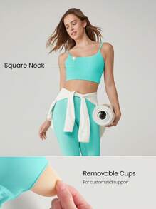 GLOWMODE FeatherFit™ Knoop Going Anywhere Twisted Backless Tank Top Lichte ondersteuning Lage impact Yoga Dagelijks