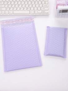 SHEIN 10pcs Light Purple Anti-Shock Packaging Bubble Bag, Various Sizes Back To School
