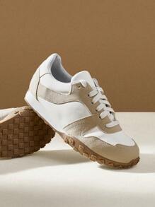 CUCCOO EASI Women's Versatile Casual Colorblock Sneakers Shoes For Women Sneakers Tainers