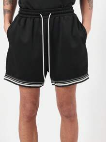SUMWON Conjunto premium de chándal estilo athleisure con raya en el bajo, informal, de primavera y verano, ropa urbana de moda a juego, conjunto deportivo para entrenamiento y actividad física