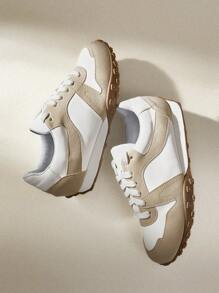 CUCCOO EASI Women's Versatile Casual Colorblock Sneakers Shoes For Women Sneakers Tainers