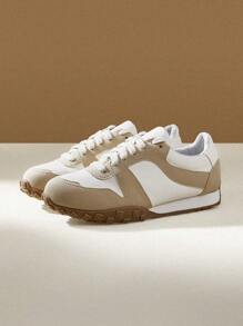 CUCCOO EASI Women's Versatile Casual Colorblock Sneakers Shoes For Women Sneakers Tainers