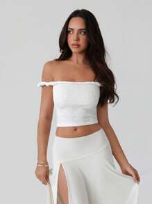Roylia Stylish New Design Twist Cutout Sexy Sleeveless Top For Women - Apricot - View 1