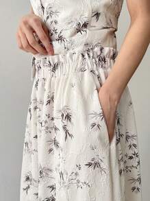 FRIFUL 2pcs Women Floral Print Vest & Skirt Set Lounge Sets For Women - Multicolor - View 6