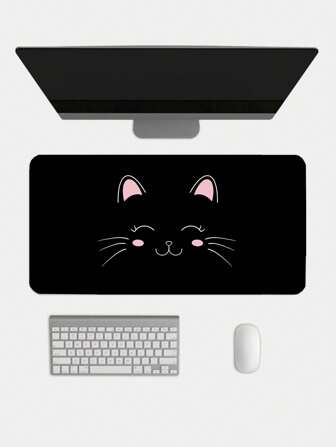 Kawaii Cute Pink Cat Pattern Non-Slip Waterproof Thick Mouse Pad 991228