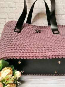 SHEIN 4 Stücke/Set PU Häkelstrick Taschenboden Pads, PU Leder Taschenboden Formgeber mit Löchern, ovale PU Leder Taschenboden Einsätze, für DIY Handtasche Bodenstützung, Umhängetaschen Putzhandwerke, nicht leicht verformbar (Schwarz, Braun, Khaki, Beige)