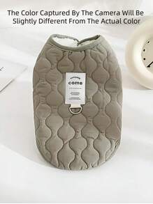 Chaleco/chaqueta de invierno cálida para gatos y perros con anilla en D para perros pequeños y medianos, ropa de abrigo para mascotas, disfraz de perro, conjunto de chaleco para cachorros de Yorkshire Terrier, Chihuahua y gatos