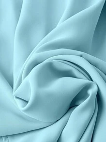 Rometta Rochie de petrecere maxi cu umeri asimetrici cu tiv fantezit cu imprimeu floral - Albastru - Vizualizare 4