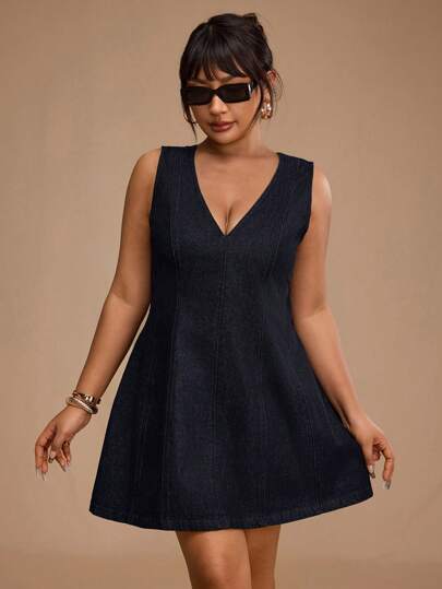 SHEIN Forever 21 Spring&Summer Women Plus Size Romantic/Prom/Formal/Birthday/90s Clothes/Business Casual Woman/Elegant/Western Wear/Going Out/Fashion/Casual/Y2k Clothes/Club/Office /Cocktail/Vintage/Bodycon/Rave Outfits Festival/Funny/Classy/Old Money/Streetwear/Vacation Outfits/Country Concert Outfit/Work Clothes /Modest/Spring Break/Bachelorette Outfits/Concert/Baddie/Basic/Graduation/A Line/Cowgirl Outfits/Denim Mini Dress