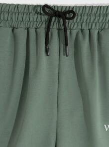 RueChic Vacation Style Men's Plant Print Shirt Co-Ord Set - Multicolor - View 4