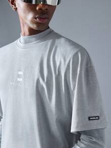 NEON BLANC Paquete de 3 camisetas de manga corta de cuello redondo de estilo urbano para hombre