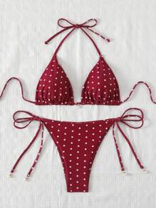 Swim Chiccia 女士海滩夏季服装，随机印花泳衣套装