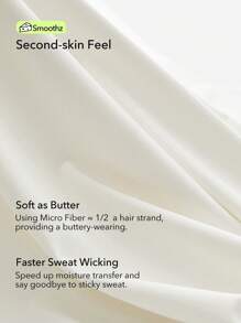 OutZeal Sweat Wicking Buttery Soft Crew Neck Tight T-Shirt Running Workout Outdoor - White - View 4