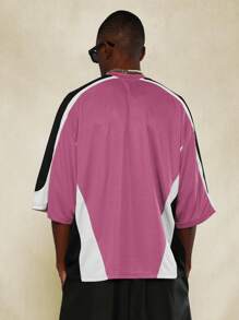 SUMWON Jersey de hockey retro Sumwon, ropa deportiva urbana con logo SS, estilo callejero oversize, moda deportiva unisex, espíritu de equipo, activewear contemporáneo y casual