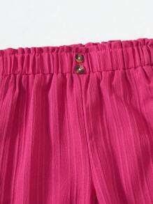 3件套年轻女孩休闲舒适阔腿裤，适合春秋季 - 彩色 - 查看 4