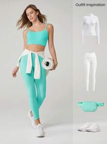 GLOWMODE FeatherFit™ Knoop Going Anywhere Twisted Backless Tank Top Lichte ondersteuning Lage impact Yoga Dagelijks