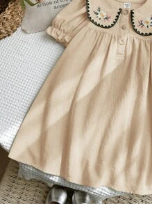 LMoss Kids LMoss Young Girls Dresses - Apricot - View 3