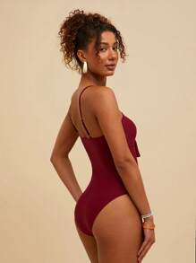 Travachic Damen tropisches Muster Bademode Set mit Rock als Cover-Up, verstellbare Träger Einteiliger Badeanzug mit Blumen Muster, figurbetont lässiger Stil, Sommer Strandurlaub, rückenfrei, hochbundiges Strandmode, Strandoutfit für Damen, sexy, Sommer Outfits für Frauen, für Strandurlaub im Sommer, Boho, Urlaub, Leinen, Häkelei