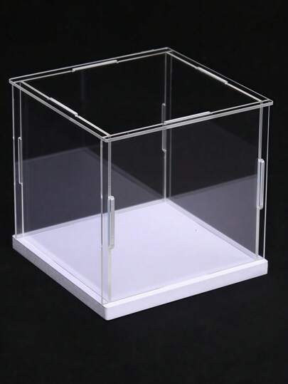 收藏品展示盒组装透明亚克力盒替代玻璃盒用于展示活动人物家庭存储和整理玩具