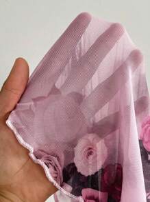 Vibekara Canotta con stampa a rose e laccetti, taglie comode, adatta per uscite, vacanze, estate per donne - Multicolore - Visualizzare 6