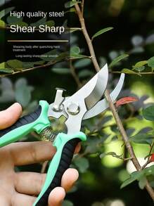 Multi Functional Gardening Scissors, Tree Branches, Flower Branches, Grafting Garden Tools, Tree Branches, Floral Arrangements, Pruning Shears - Green - View 2