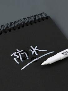 1 PC/5 PCS/12PCS Not Erasable White Chalk Markers Chalk Pens - White Marker Pen For Blackboard, Chalkboards, Windows, Glass, Bistro, Signs Back To School - White - View 6