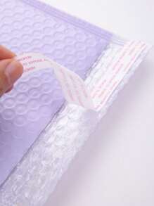 SHEIN 10pcs Light Purple Anti-Shock Packaging Bubble Bag, Various Sizes Back To School