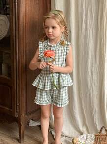 SHEIN LMoss Kids LMoss Young Girls Sets - Multicolor - View 5