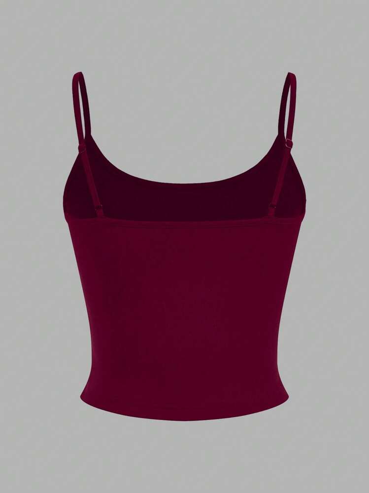 SHEIN EZwear 4 件套女式复古汽车图案印花紧身短款度假背心 - 彩色 - 查看 8