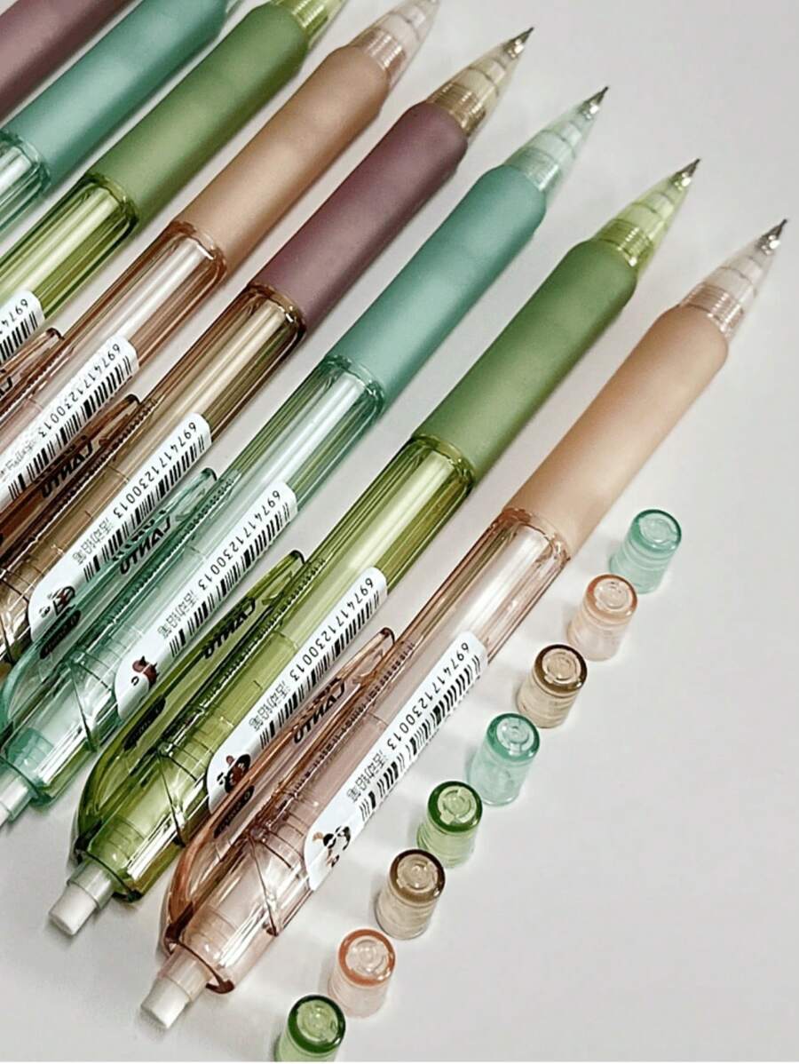 8 支自动铅笔：0.5 毫米和 0.7 毫米自动铅笔，让您轻松书写！重返校园 - 彩色 - 查看 1