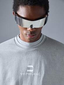 NEON BLANC Paquete de 3 camisetas de manga corta de cuello redondo de estilo urbano para hombre