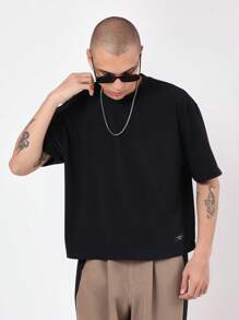 SUMWON Urban Streetwear Boxy Fit Graphics Tee Social Club Nyc Summer Collection Cotton Blend Casual Short Sleeve Crew Neck Oversized T-Shirt Streetstyle Fashion