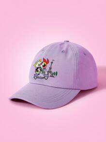 THE POWERPUFF GIRLS X SHEIN Verstellbare Baseball Kappe mit Cartoon Muster